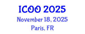 International Conference on Ophthalmology and Optometry (ICOO) November 18, 2025 - Paris, France