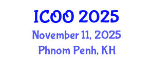 International Conference on Ophthalmology and Optometry (ICOO) November 11, 2025 - Phnom Penh, Cambodia