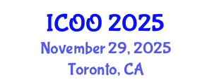 International Conference on Ophthalmology and Optometry (ICOO) November 29, 2025 - Toronto, Canada