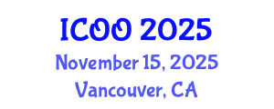 International Conference on Ophthalmology and Optometry (ICOO) November 15, 2025 - Vancouver, Canada