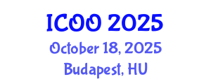 International Conference on Ophthalmology and Optometry (ICOO) October 18, 2025 - Budapest, Hungary