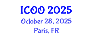 International Conference on Ophthalmology and Optometry (ICOO) October 28, 2025 - Paris, France