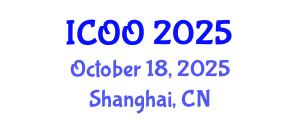 International Conference on Ophthalmology and Optometry (ICOO) October 18, 2025 - Shanghai, China