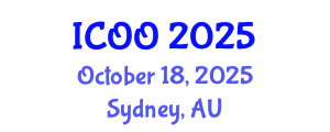 International Conference on Ophthalmology and Optometry (ICOO) October 18, 2025 - Sydney, Australia