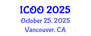 International Conference on Ophthalmology and Optometry (ICOO) October 25, 2025 - Vancouver, Canada