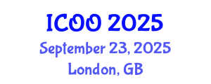 International Conference on Ophthalmology and Optometry (ICOO) September 23, 2025 - London, United Kingdom