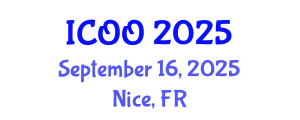 International Conference on Ophthalmology and Optometry (ICOO) September 16, 2025 - Nice, France
