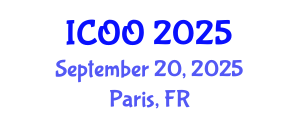 International Conference on Ophthalmology and Optometry (ICOO) September 20, 2025 - Paris, France