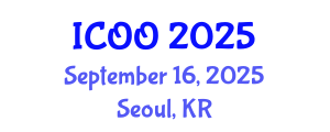 International Conference on Ophthalmology and Optometry (ICOO) September 16, 2025 - Seoul, Republic of Korea