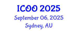 International Conference on Ophthalmology and Optometry (ICOO) September 06, 2025 - Sydney, Australia