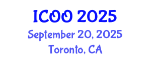 International Conference on Ophthalmology and Optometry (ICOO) September 20, 2025 - Toronto, Canada