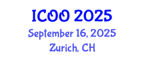 International Conference on Ophthalmology and Optometry (ICOO) September 16, 2025 - Zurich, Switzerland
