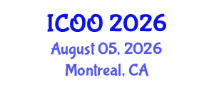 International Conference on Ophthalmology and Optometry (ICOO) August 05, 2026 - Montreal, Canada