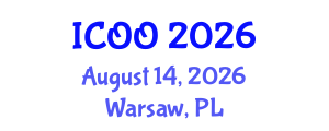 International Conference on Ophthalmology and Optometry (ICOO) August 14, 2026 - Warsaw, Poland International Conference on Ophthalmology and Optometry (ICOO) August 14, 2026 - Warsaw, Poland