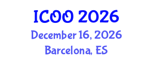 International Conference on Ophthalmology and Optometry (ICOO) December 16, 2026 - Barcelona, Spain International Conference on Ophthalmology and Optometry (ICOO) December 16, 2026 - Barcelona, Spain