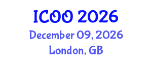 International Conference on Ophthalmology and Optometry (ICOO) December 09, 2026 - London, United Kingdom International Conference on Ophthalmology and Optometry (ICOO) December 09, 2026 - London, United Kingdom
