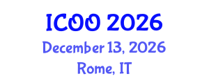 International Conference on Ophthalmology and Optometry (ICOO) December 13, 2026 - Rome, Italy International Conference on Ophthalmology and Optometry (ICOO) December 13, 2026 - Rome, Italy