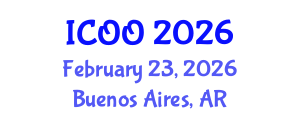 International Conference on Ophthalmology and Optometry (ICOO) February 23, 2026 - Buenos Aires, Argentina International Conference on Ophthalmology and Optometry (ICOO) February 23, 2026 - Buenos Aires, Argentina