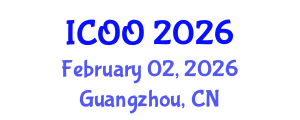 International Conference on Ophthalmology and Optometry (ICOO) February 02, 2026 - Guangzhou, China International Conference on Ophthalmology and Optometry (ICOO) February 02, 2026 - Guangzhou, China