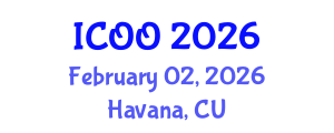 International Conference on Ophthalmology and Optometry (ICOO) February 02, 2026 - Havana, Cuba International Conference on Ophthalmology and Optometry (ICOO) February 02, 2026 - Havana, Cuba