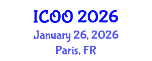 International Conference on Ophthalmology and Optometry (ICOO) January 26, 2026 - Paris, France International Conference on Ophthalmology and Optometry (ICOO) January 26, 2026 - Paris, France