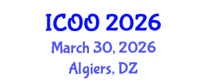 International Conference on Ophthalmology and Optometry (ICOO) March 30, 2026 - Algiers, Algeria International Conference on Ophthalmology and Optometry (ICOO) March 30, 2026 - Algiers, Algeria
