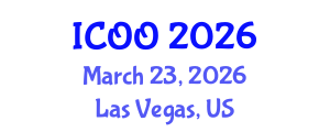 International Conference on Ophthalmology and Optometry (ICOO) March 23, 2026 - Las Vegas, United States International Conference on Ophthalmology and Optometry (ICOO) March 23, 2026 - Las Vegas, United States