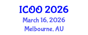 International Conference on Ophthalmology and Optometry (ICOO) March 16, 2026 - Melbourne, Australia International Conference on Ophthalmology and Optometry (ICOO) March 16, 2026 - Melbourne, Australia