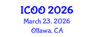 International Conference on Ophthalmology and Optometry (ICOO) March 23, 2026 - Ottawa, Canada International Conference on Ophthalmology and Optometry (ICOO) March 23, 2026 - Ottawa, Canada