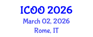 International Conference on Ophthalmology and Optometry (ICOO) March 02, 2026 - Rome, Italy