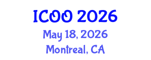 International Conference on Ophthalmology and Optometry (ICOO) May 18, 2026 - Montreal, Canada International Conference on Ophthalmology and Optometry (ICOO) May 18, 2026 - Montreal, Canada