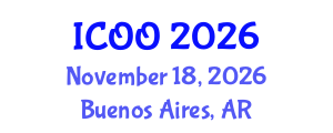 International Conference on Ophthalmology and Optometry (ICOO) November 18, 2026 - Buenos Aires, Argentina International Conference on Ophthalmology and Optometry (ICOO) November 18, 2026 - Buenos Aires, Argentina