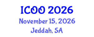 International Conference on Ophthalmology and Optometry (ICOO) November 15, 2026 - Jeddah, Saudi Arabia International Conference on Ophthalmology and Optometry (ICOO) November 15, 2026 - Jeddah, Saudi Arabia