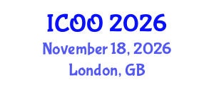 International Conference on Ophthalmology and Optometry (ICOO) November 18, 2026 - London, United Kingdom International Conference on Ophthalmology and Optometry (ICOO) November 18, 2026 - London, United Kingdom