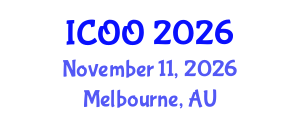 International Conference on Ophthalmology and Optometry (ICOO) November 11, 2026 - Melbourne, Australia International Conference on Ophthalmology and Optometry (ICOO) November 11, 2026 - Melbourne, Australia