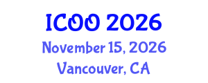 International Conference on Ophthalmology and Optometry (ICOO) November 15, 2026 - Vancouver, Canada International Conference on Ophthalmology and Optometry (ICOO) November 15, 2026 - Vancouver, Canada