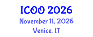 International Conference on Ophthalmology and Optometry (ICOO) November 11, 2026 - Venice, Italy International Conference on Ophthalmology and Optometry (ICOO) November 11, 2026 - Venice, Italy