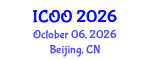 International Conference on Ophthalmology and Optometry (ICOO) October 06, 2026 - Beijing, China International Conference on Ophthalmology and Optometry (ICOO) October 06, 2026 - Beijing, China