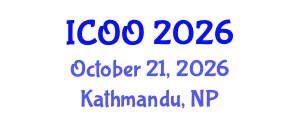 International Conference on Ophthalmology and Optometry (ICOO) October 21, 2026 - Kathmandu, Nepal International Conference on Ophthalmology and Optometry (ICOO) October 21, 2026 - Kathmandu, Nepal