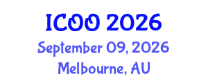 International Conference on Ophthalmology and Optometry (ICOO) September 09, 2026 - Melbourne, Australia International Conference on Ophthalmology and Optometry (ICOO) September 09, 2026 - Melbourne, Australia