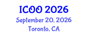 International Conference on Ophthalmology and Optometry (ICOO) September 20, 2026 - Toronto, Canada International Conference on Ophthalmology and Optometry (ICOO) September 20, 2026 - Toronto, Canada