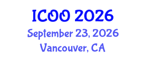 International Conference on Ophthalmology and Optometry (ICOO) September 23, 2026 - Vancouver, Canada International Conference on Ophthalmology and Optometry (ICOO) September 23, 2026 - Vancouver, Canada