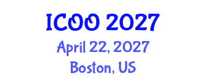 International Conference on Ophthalmology and Optometry (ICOO) April 22, 2027 - Boston, United States International Conference on Ophthalmology and Optometry (ICOO) April 22, 2027 - Boston, United States