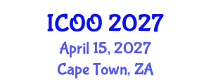 International Conference on Ophthalmology and Optometry (ICOO) April 15, 2027 - Cape Town, South Africa International Conference on Ophthalmology and Optometry (ICOO) April 15, 2027 - Cape Town, South Africa