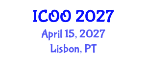 International Conference on Ophthalmology and Optometry (ICOO) April 15, 2027 - Lisbon, Portugal International Conference on Ophthalmology and Optometry (ICOO) April 15, 2027 - Lisbon, Portugal