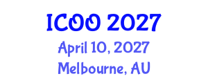 International Conference on Ophthalmology and Optometry (ICOO) April 10, 2027 - Melbourne, Australia International Conference on Ophthalmology and Optometry (ICOO) April 10, 2027 - Melbourne, Australia