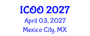 International Conference on Ophthalmology and Optometry (ICOO) April 03, 2027 - Mexico City, Mexico International Conference on Ophthalmology and Optometry (ICOO) April 03, 2027 - Mexico City, Mexico
