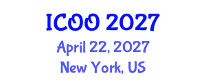 International Conference on Ophthalmology and Optometry (ICOO) April 22, 2027 - New York, United States International Conference on Ophthalmology and Optometry (ICOO) April 22, 2027 - New York, United States
