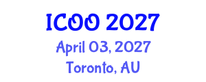 International Conference on Ophthalmology and Optometry (ICOO) April 03, 2027 - Toronto, Australia International Conference on Ophthalmology and Optometry (ICOO) April 03, 2027 - Toronto, Australia