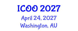 International Conference on Ophthalmology and Optometry (ICOO) April 24, 2027 - Washington, Australia International Conference on Ophthalmology and Optometry (ICOO) April 24, 2027 - Washington, Australia